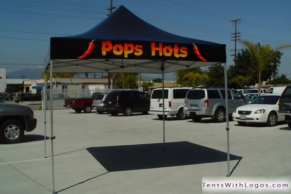 10 x 10 Pop Up Tent - Pops Hots